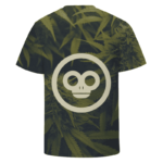 Green Monkey Marijuana Plant Minimalist Awesome T-shirt