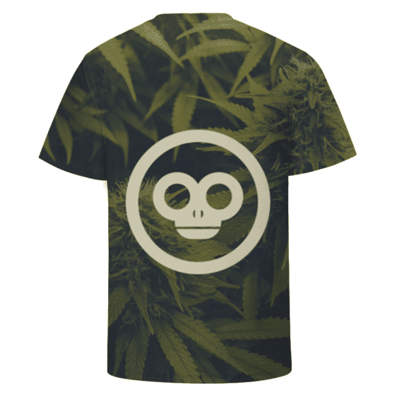 Green Monkey Marijuana Plant Minimalist Awesome T-shirt