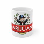 Monopoly Man Money and Marijuana Art Awesome Coffee Mug