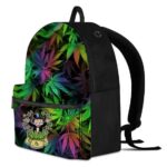 Monopoly Man Money and Weed Hemp Background Dopest Backpack
