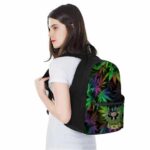 Monopoly Man Money and Weed Hemp Background Dopest Backpack