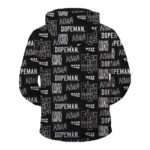 NWA Weed F The Police Dopeman Awesome Black Zipped Up Hoodie