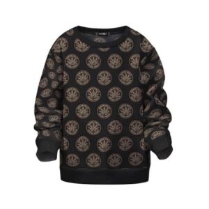 Natural Product Premium Quality Weed Black Kids Sweater