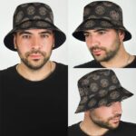 Natural Product Premium Quality Weed Logo Pattern Bucket Hat