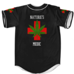 Nature's Medic Paramedic Parody 420 Marijuana Baseball Jersey