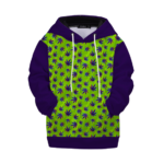 Neon Green Camouflage 3D Weed Pattern Children Hoodie