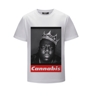 OG Biggie Crown Portrait Supreme Parody White 420 T-Shirt