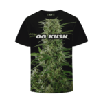 OG Kush Strain Cool Real Strain Close Up Portrait T-Shirt