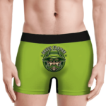 Old Man Cannabis Farmer Cool Green Men's Boxer Briefs