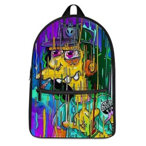 Otto Man on Spliff Trippy Melting Pop Art Cool Dope Backpack