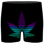 Parental Advisory Dope Content 420 Marijuana Men's Underwear