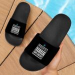 Advisory Dope Content 420 Marijuana Weed Slide Sandals
