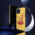 Pizza Joint Smoking Weed Pattern Yellow iPhone 13 Case