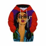 Pretty Woman Smoking Weed Joint Dope Children Hoodie