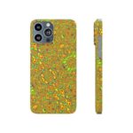 Psychedelic Liquid Pattern Dope 420 Weed iPhone 13 Case