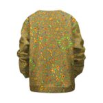 Psychedelic Pattern 420 Trippy Colors Kids Pullover Sweater