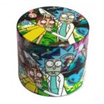 Psychedelic Rick & Morty Artwork 420 Weed Herb Grinder
