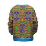 Psychedelic Shrooms Smiley Face Doodle Kids Sweatshirt