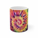 Rainbow Colored Tie Dye Design Awesome 420 Coffee Mug