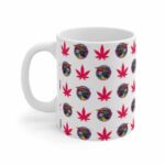 Ramen Weed Hemp Pattern Awesome 420 Ceramic Coffee Mug