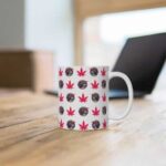 Ramen Weed Hemp Pattern Awesome 420 Ceramic Coffee Mug