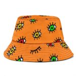 Rastafarian Colors Eye Pattern Epic 420 Weed Bucket Hat