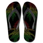 Rastafarian Colours Ganja Kush Flip Flops Slippers