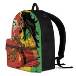 Rastaman Smoking a Spliff of Weed Rastafarian Dope Backpack