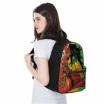 Rastaman Smoking a Spliff of Weed Rastafarian Dope Backpack