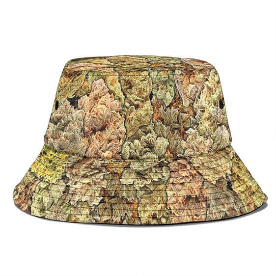 Realistic Cannabis Weed Kush Nug All Over Print Bucket Hat