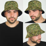 Realistic Indica Strains Cannabis Kush Nugs Design Bucket Hat