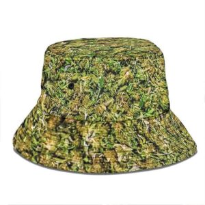 Realistic Indica Strains Cannabis Kush Nugs Design Bucket Hat
