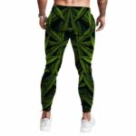 Realistic Weed Leaves Overall Pattern 420 Jogger Pants