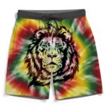Reggae Inspired Tie Dye For The Stoners Dope Boardshorts