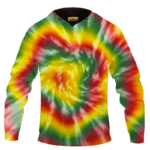 Reggae Inspired Tie Dye For The Stoners Dope Hoodie