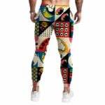Retro Style Weed Pattern Dope 420 Marijuana Jogger Pants