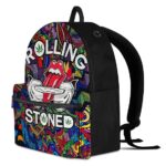 Rolling Stoned Fifty Licks Colorful Psychedelics Backpack