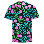 Rose Floral Marijuana Weed Logo Cool Breezy T-shirt