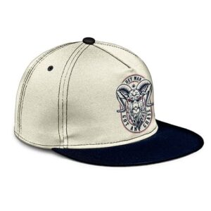 Hey Man Got Any Grass Goat Logo Beige Snapback Hat