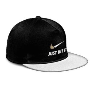 Just Hit It Joint Swoosh Nike Parody Cool Snapback Cap