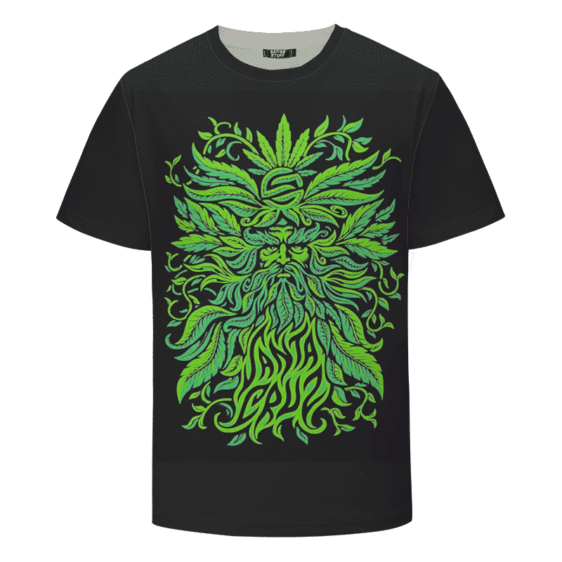 Santa Cruz Marijuana Dude Green Leafy Dope Black T-Shirt