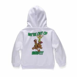 Scooby & Shaggy Out Of Weed Design Funny 420 Kids Hoodie
