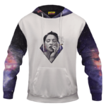 Sexy Women Smoking Blunt In Galaxy Amazing 420 Hoodie