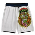 Sinsemilia Seedless Marijuana Zombie Skull Cool Boardshorts