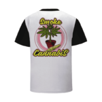 Smoke Cannabis Marijuana Plant Pot & Joint Weed T-Shirt