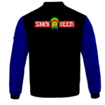 Smoke Weed Reggae Stoner Sponge Bob Marijuana Bomber Jacket - BACK