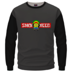 Smoke Weed Reggae Stoner Sponge Bob Marijuana Crewneck Sweater