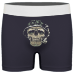 Smoking Joint Skull Marijuana Weed Amazing Dope Men's Boxer