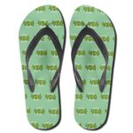 Smoking Marijuana High Time 420 Pattern Thong Sandals