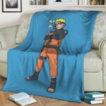 Smoking Naruto High On Weed Parody 420 Throw Blanket